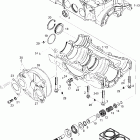 GTX, 5640 01- crankcase and rotary valve