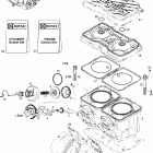 XP, 5859 Цилиндр и выпускной коллектор