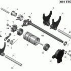 Spyder RT, RTS Roadster SE5 05- shifting system