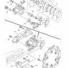 YZ250FB YZ250FBW/YZ250FBL Задний суппорт тормозной
