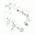 YZ250FB YZ250FBW/YZ250FBL Вал переключения