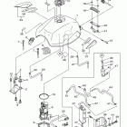 FZ6R FZ6RZR/FZ6RZCR/FZ6RZCL/FZ6RZL/FZ6RZCW/FZ6RZW Топливный бак