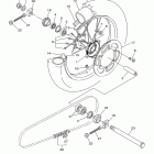 YZ250F YZ250FZL/YZ250FZW Заднее колесо