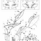 YZ250F YZ250FZL/YZ250FZW Side cover & oil tank