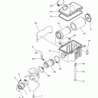 WOLVERINE 450 4WD YFM45FXZW Впускная система