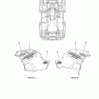 GRIZZLY 700 FI 4WD HUNTER YFM7FGHZ Наклейки