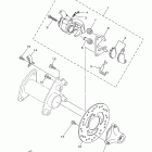 RAPTOR 90 YFM90RBW/YFM90RBL Задний суппорт тормозной