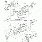 Mule 550 (KAF300-C7) Передние тормоза