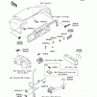 Mule 3010 4x4 Hardwoods Green HD (KAF620-H2) Наклейки предупреждения