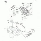 Mule 3010 4X4 (KAF620-E2) Converter cover / drive belt