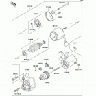 Mule 2510 Diesel (KAF950-A2) Стартер