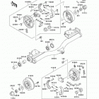 Mule 2520 Turf (KAF620-B2) Задние тормоза