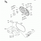 Mule 3010 4x4 Hardwoods Green HD (KAF620-H2) Converter cover / drive belt