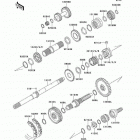 Mule 2510 4X4 (KAF620-A2) Трансмиссия