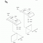 Mule 2510 Diesel (KAF950-A2) Заднее крыло