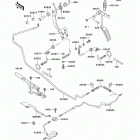 Mule 550 (KAF300-C7) Педаль и рычаг тормоза