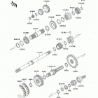 Mule 2510 Diesel (KAF950-A2) Трансмиссия