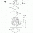 Mule 500 (KAF300-B2) Cylinder head(kaf300-b2)
