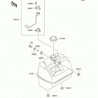 Mule 550 (KAF300-C5) Топливный бак