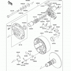 Mule 2510 Diesel (KAF950-A2) Вариатор