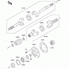 Mule 2510 4X4 (KAF620-A2) Drive shaft(rear)