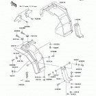 Mule 2510 Diesel (KAF950-A2) Переднее крыло(ья)