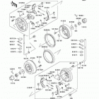 Mule 3010 Diesel 4X4 (KAF950-B1) Передние тормоза