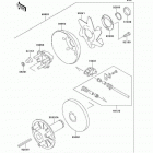 Mule 550 (KAF300-C5) Вариатор