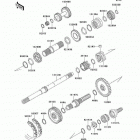 Mule 3010 Diesel 4X4 (KAF950-B1) Трансмиссия