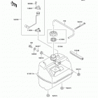 Mule 500 (KAF300-B2) Топливный бак