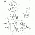 Mule 500 (KAF300-A1) Воздушный фильтр