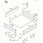 Mule 550 (KAF300-C7) Багажник-кузов