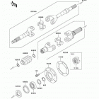 Mule 3000 (KAF620-G4) Drive shaft-rear(kaf620-g4 / g5)