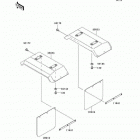 Mule 550 (KAF300-C7) Заднее крыло