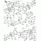 Mule 3010 Diesel 4X4 (KAF950-B1) Задние тормоза