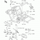 Mule 550 (KAF300-C5) Рама ,крепежные детали