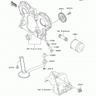 Mule 2510 Diesel (KAF950-A2) Масляный и водяной насос. фильтр масленый
