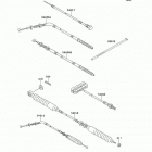 Mule 500 (KAF300-B2) Тросы управления