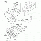 Mule 550 (KAF300-C5) Converter cover / drive belt