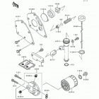 Mule 500 (KAF300-A1) Масляный насос