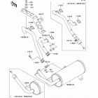 Mule 2510 4X4 (KAF620-A2) Глушитель