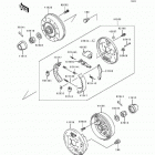Mule 500 (KAF300-A1) Задняя ступица колеса