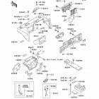 Mule 2510 4X4 (KAF620-A2) Frame fittings(cover)