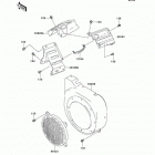 Mule 550 (KAF300-C7) Engine shrouds