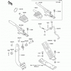 Mule 2510 4X4 (KAF620-A2) Педаль и рычаг тормоза