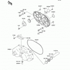 Mule 3020 Turf (KAF620-F3) Converter cover / drive belt
