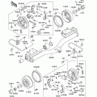 Mule 3010 4x4 Hardwoods Green HD (KAF620-H2) Задние тормоза
