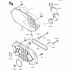 Mule 500 (KAF300-A1) Крышка вариатора