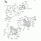 Mule 3010 Diesel 4X4 (KAF950-B1) Крышки двигателя