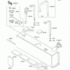 Mule 3010 4x4 Hardwoods Green HD (KAF620-H2) Топливный бак